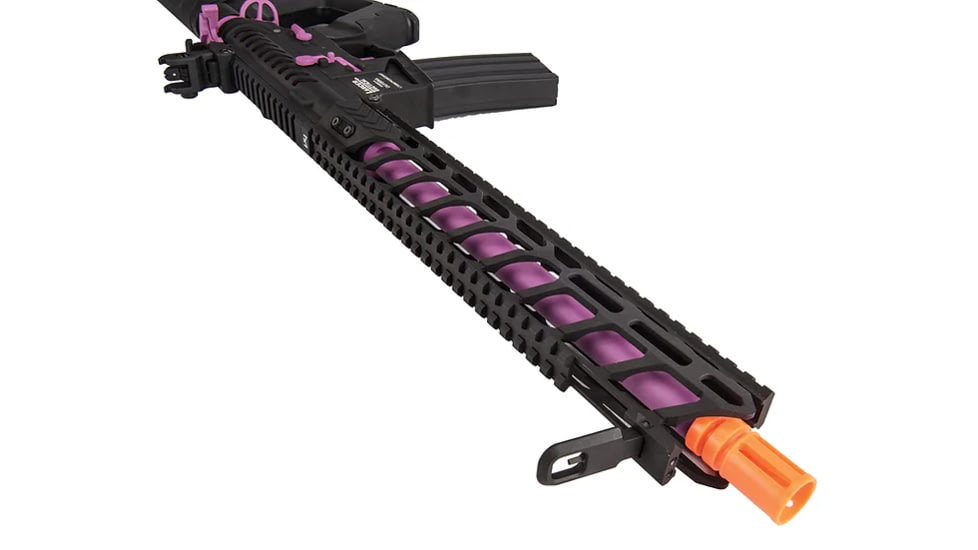 Lancer Tactical Enforcer Night Wing AEG w/ Alpha Stock, Black/Purple, LT-33BCP-G2-ME