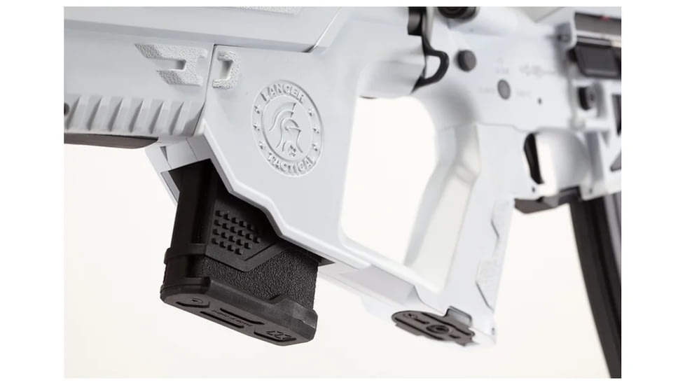 Lancer Tactical Enforcer Night Wing Skeleton AEG w/ Alpha Stock, White/Black, LT-33WCB-G2-ME