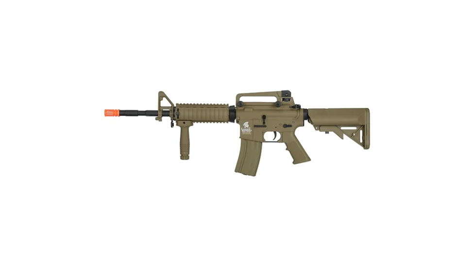 Lancer Tactical Gen 2 M4 RIS LT-04T Airsoft AEG Rifle, Dark Earth, LT-04T-G2