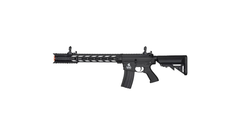Lancer Tactical Gen 2 M4 SPR Interceptor Airsoft AEG Rifle, Black, LT-25B-G2