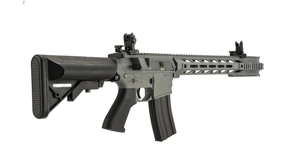 Lancer Tactical Gen 2 SPR Interceptor Airsoft AEG Rifle, Gray, LT-25Y-G2