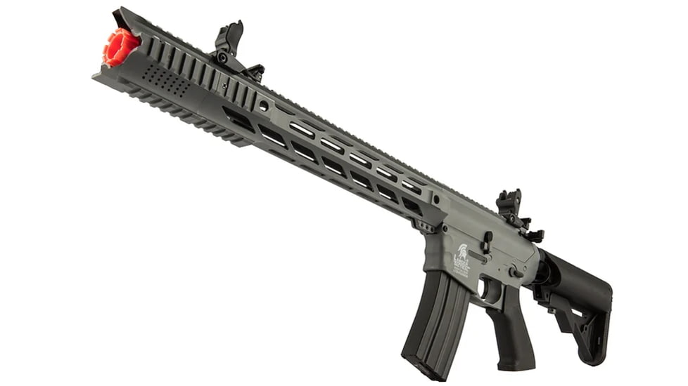 Lancer Tactical Gen 2 SPR Interceptor Airsoft AEG Rifle, Gray, LT-25Y-G2