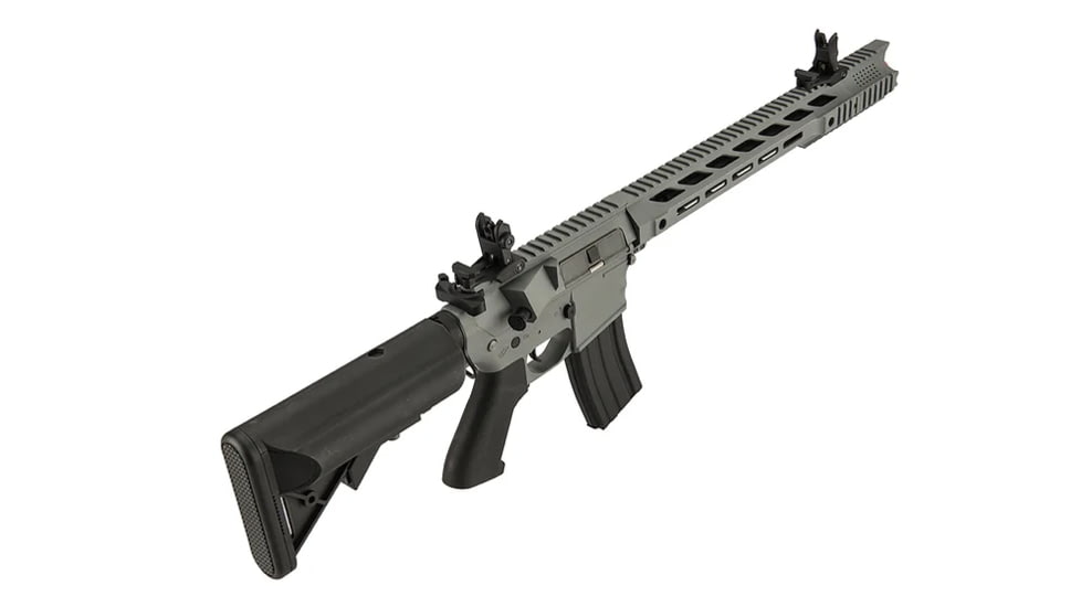 Lancer Tactical Gen 2 SPR Interceptor Airsoft AEG Rifle, Gray, LT-25Y-G2