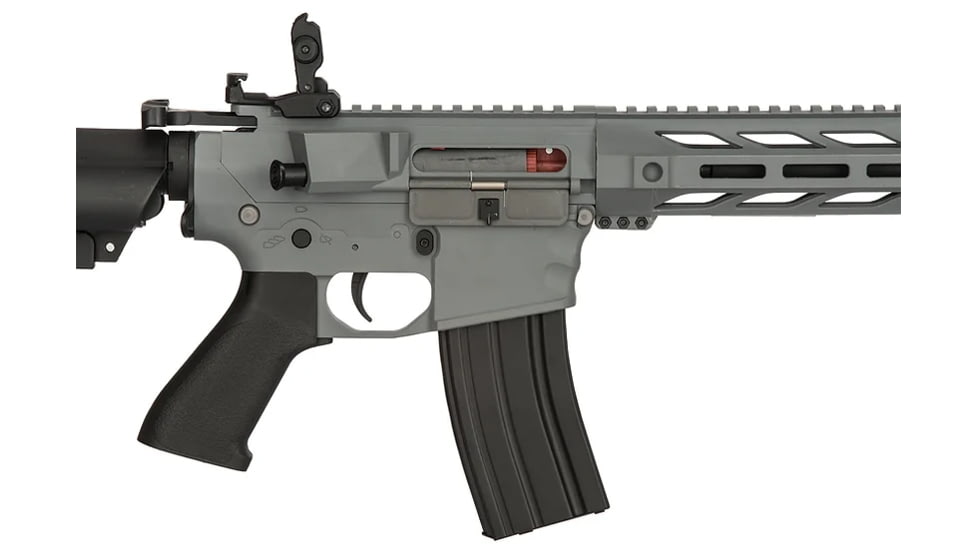 Lancer Tactical Gen 2 SPR Interceptor Airsoft AEG Rifle, Gray, LT-25Y-G2