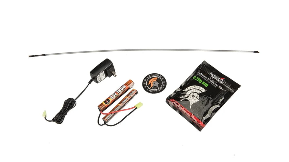 Lancer Tactical Gen 2 SPR Interceptor Airsoft AEG Rifle, Gray, LT-25Y-G2