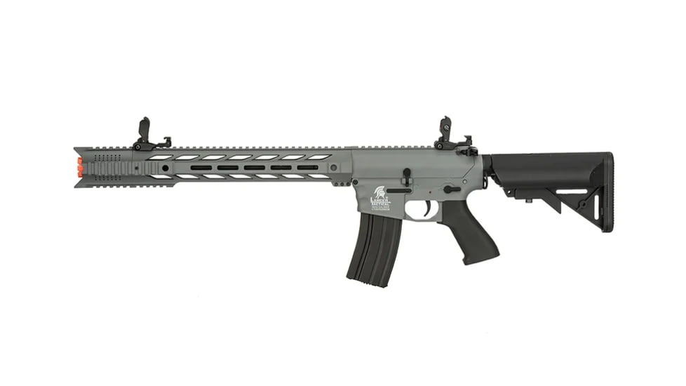 Lancer Tactical Gen 2 SPR Interceptor Airsoft AEG Rifle, Gray, LT-25Y-G2