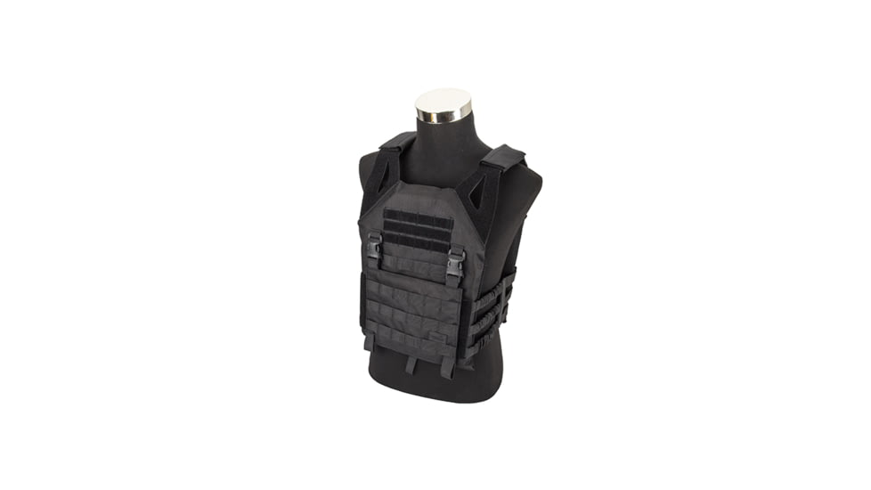 Lancer Tactical Lightweight Plate Carrier w/ Foam Dummy Plates, Black, CA-2112B