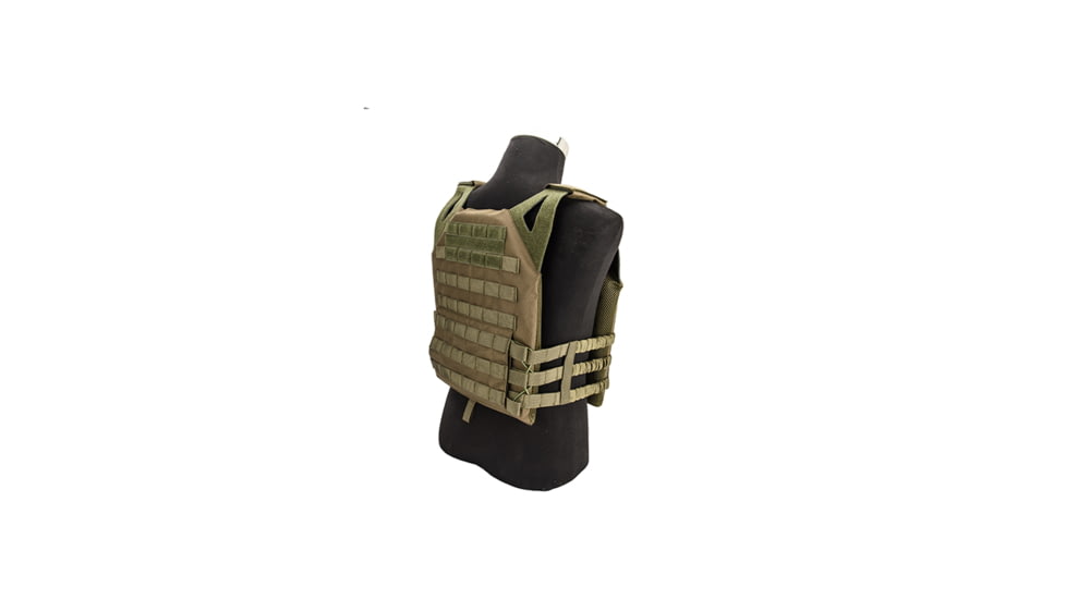 Lancer Tactical Lightweight Plate Carrier w/ Foam Dummy Plates, Olive Drab, CA-2112G