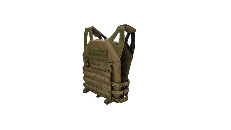 Lancer Tactical Lightweight Plate Carrier w/ Foam Dummy Plates, Olive Drab, CA-2112G