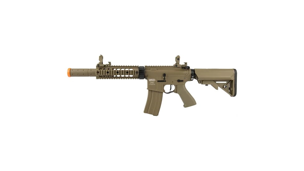 Lancer Tactical M4 SD Proline Series 7in Rail Airsoft AEG, Tan, LT-15T-G2-ME