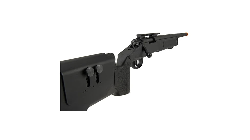 Lancer Tactical M40A3 Bolt Action Airsoft Sniper Rifle, Black, LT-M40A3B