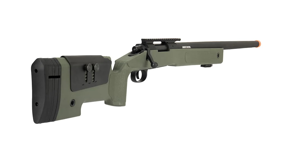 Lancer Tactical M40A3 Bolt Action Airsoft Sniper Rifle, Green, LT-M40A3G