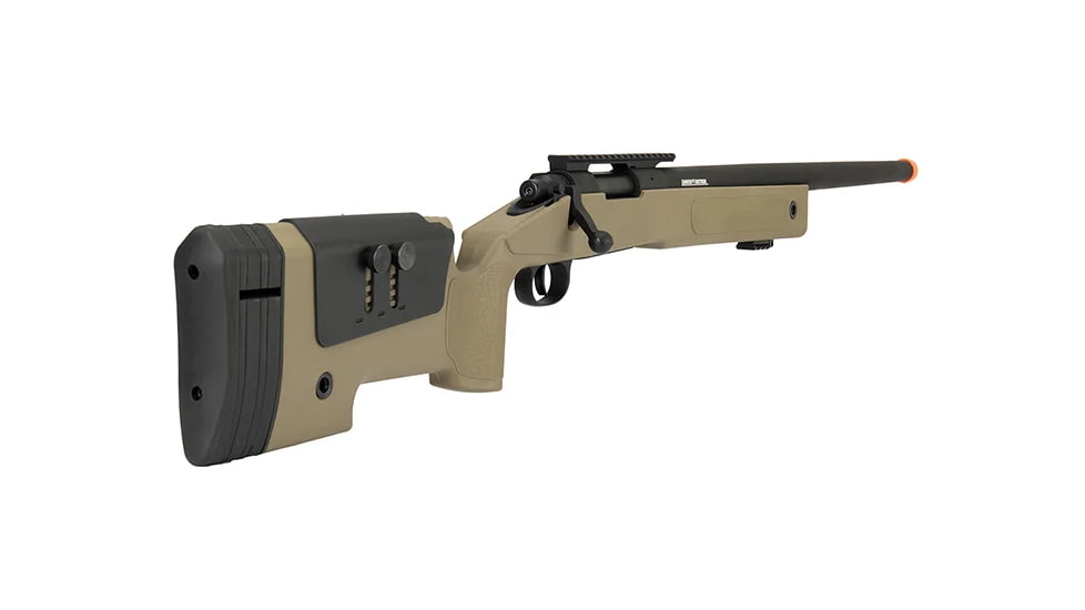 Lancer Tactical M40A3 Bolt Action Airsoft Sniper Rifle, Tan, LT-M40A3T