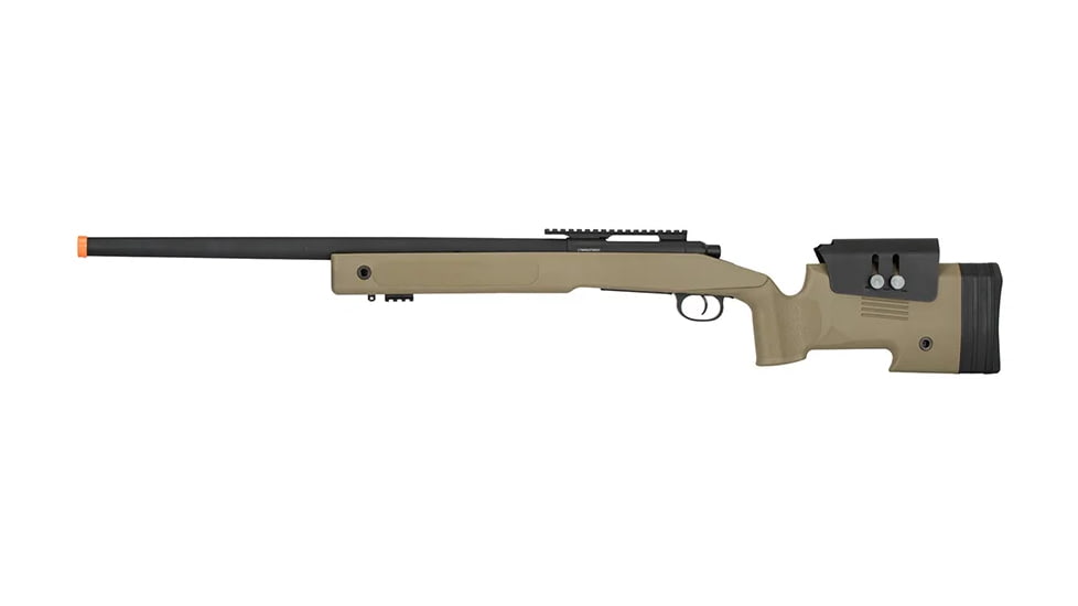Lancer Tactical M40A3 Bolt Action Airsoft Sniper Rifle, Tan, LT-M40A3T