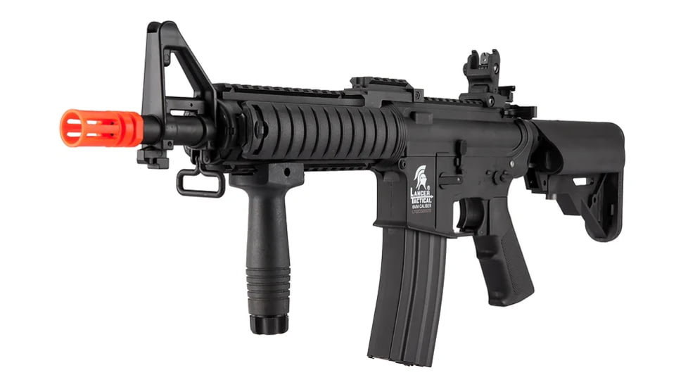 Lancer Tactical MK18 Nylon Polymer MOD 0 AEG Airsoft Rifle, Black, LT-02C-G2