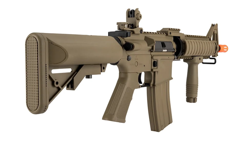 Lancer Tactical MK18 Nylon Polymer MOD 0 AEG Airsoft Rifle, Tan, LT-02CT-G2