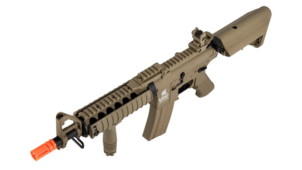 Lancer Tactical MK18 Nylon Polymer MOD 0 AEG Airsoft Rifle, Tan, LT-02CT-G2