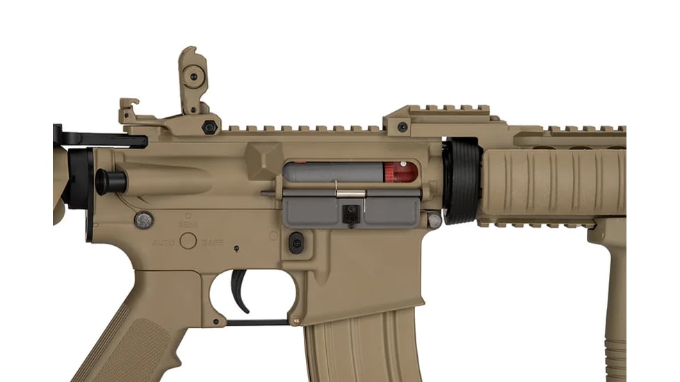 Lancer Tactical MK18 Nylon Polymer MOD 0 AEG Airsoft Rifle, Tan, LT-02CT-G2