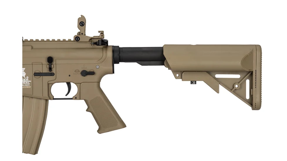 Lancer Tactical MK18 Nylon Polymer MOD 0 AEG Airsoft Rifle, Tan, LT-02CT-G2