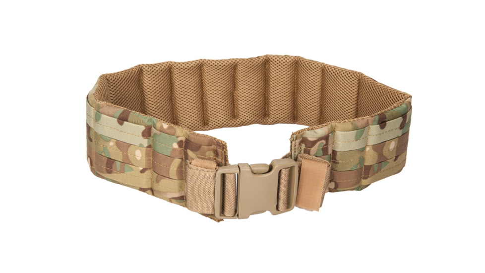 Lancer Tactical MOLLE Nylon Battle Belt, Camo, CA-1059CN