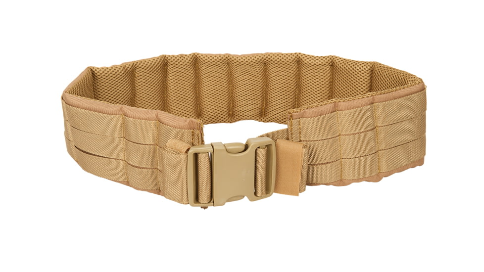 Lancer Tactical MOLLE Nylon Battle Belt, Coyote Brown, CA-1059KN