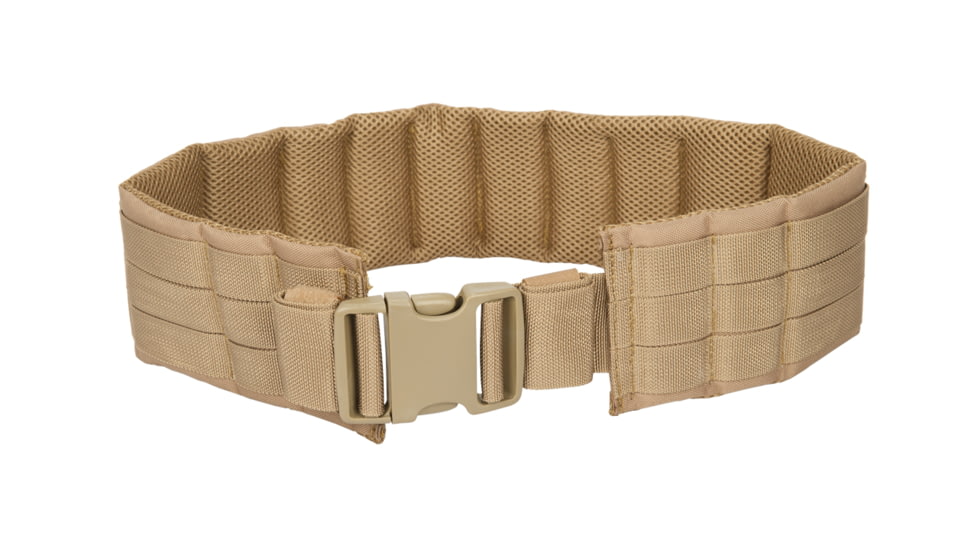 Lancer Tactical MOLLE Nylon Battle Belt, Tan, CA-1059TN