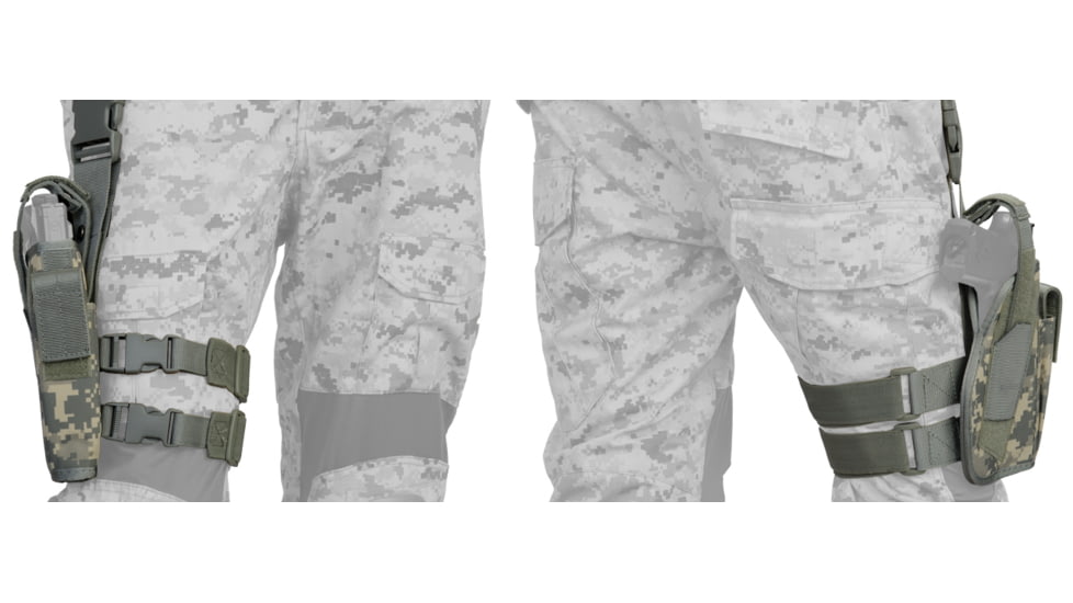 Lancer Tactical Nylon 92F Drop Leg Holster, ACU, CA-323AN