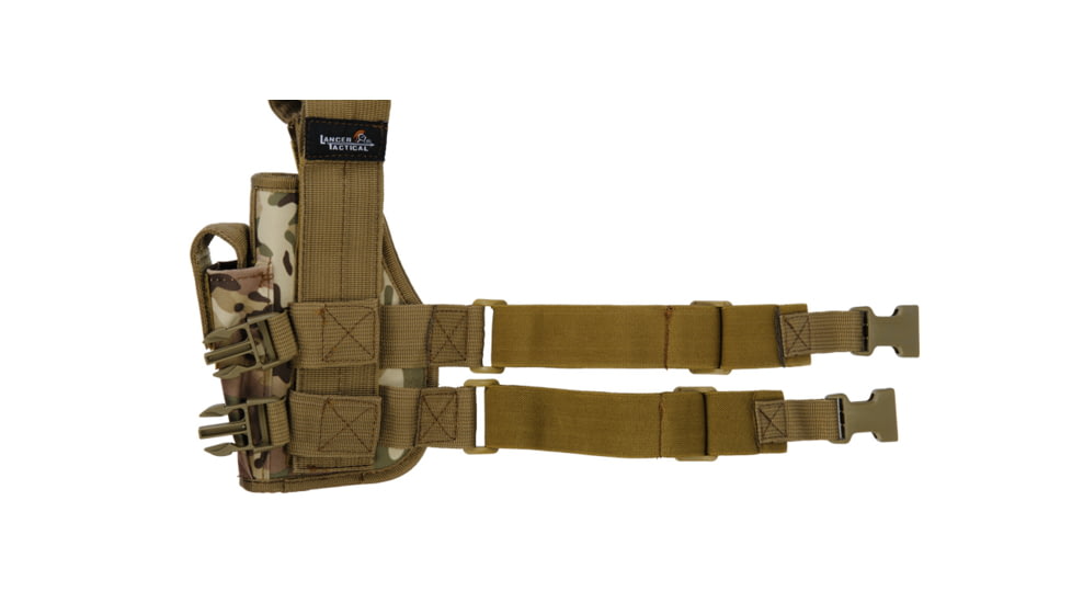 Lancer Tactical Nylon 92F Drop Leg Holster, Camo, CA-323CN