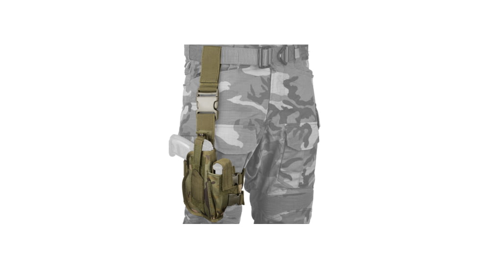 Lancer Tactical Nylon 92F Drop Leg Holster, Camo Tropic, CA-323MTN