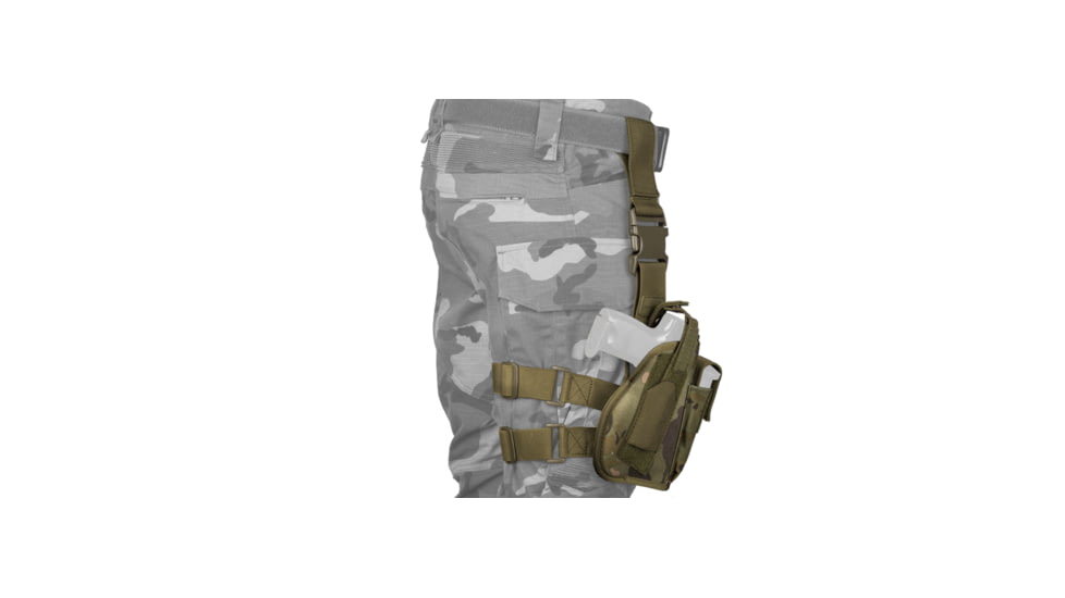 Lancer Tactical Nylon 92F Drop Leg Holster, Camo Tropic, CA-323MTN