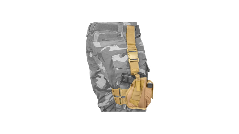 Lancer Tactical Nylon 92F Drop Leg Holster, Coyote Brown, CA-323KN