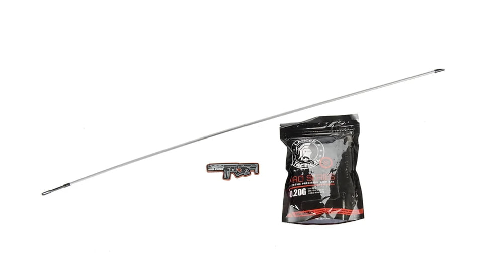 Lancer Tactical Proline Enforcer Battle Hawk 10in M4 Airsoft Rifle w/ Alpha Stock, Tan, LT-34TB10-G2-ME