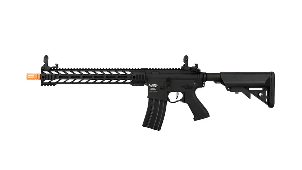 Lancer Tactical Proline Enforcer Battle Hawk 14in M4 Airsoft Rifle, Black, LT-34BA14-G2-ME