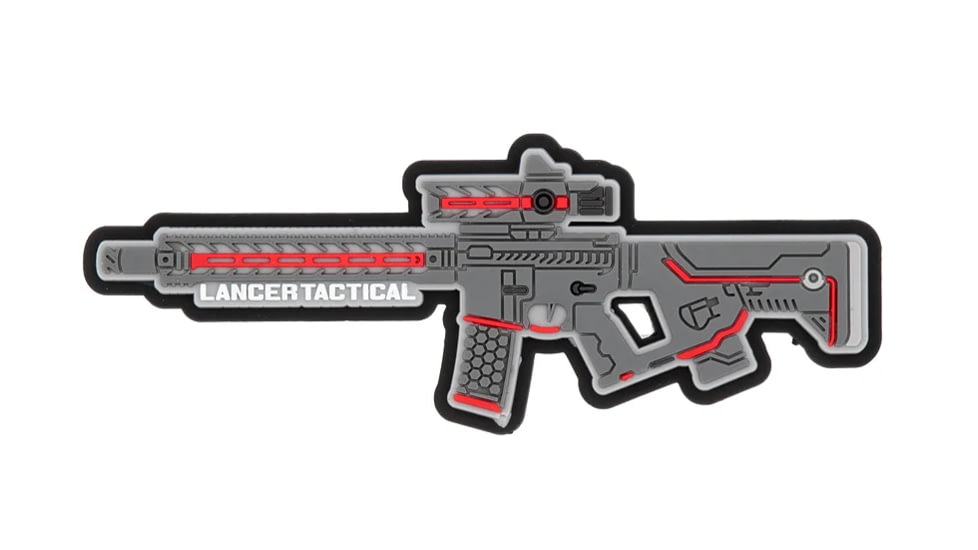 Lancer Tactical Proline Enforcer Battle Hawk 7in Skeleton M4 Airsoft Rifle w/ Alpha Stock, Black/Purple, LT-34BCP7-G2-ME