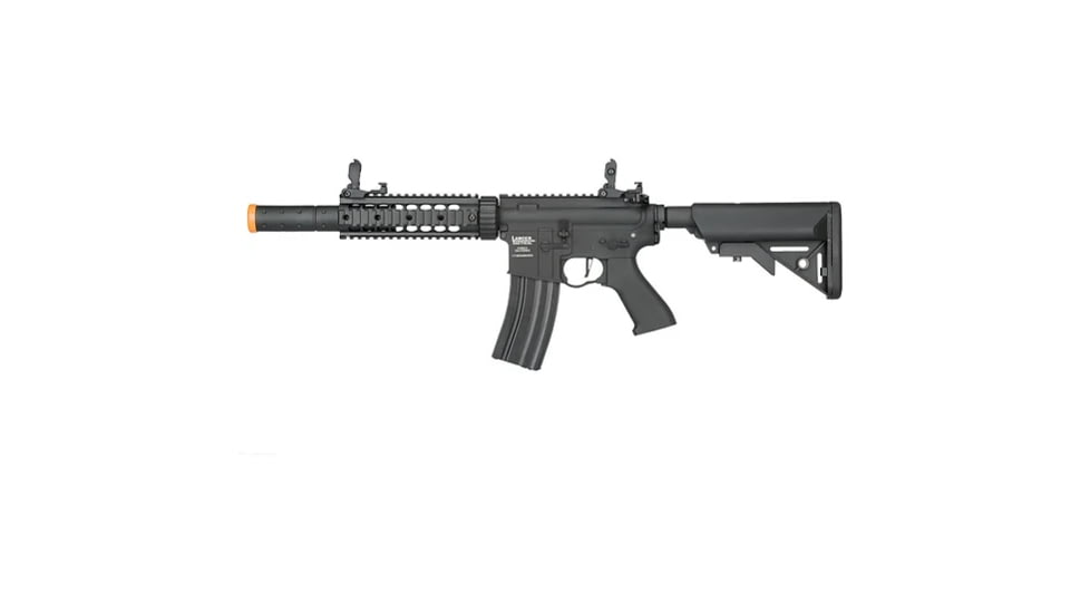 Lancer Tactical Proline Gen 2 M4 SD Carbine Airsoft AEG Rifle, Black, LT-15B-G2-ME