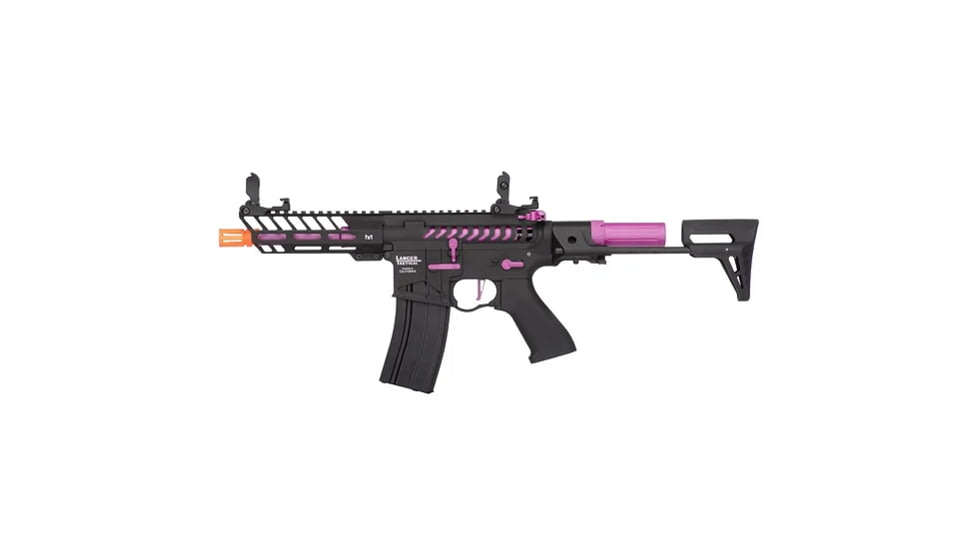 Lancer Tactical ProLine NEEDLETAIL PDW Skeleton AEG High FPS, Black/Purple, LT-29BFP-G2-ME