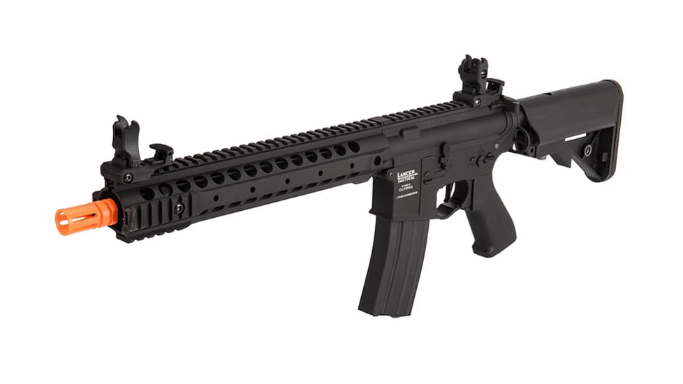 Lancer Tactical ProLine Series 12in M4 AEG Rifle, Black, LT-24B12-G2-ME
