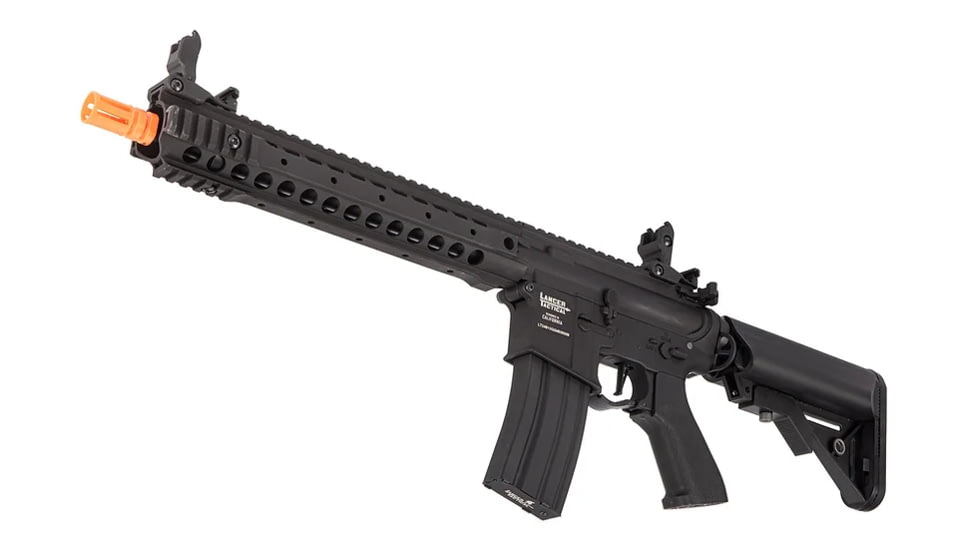 Lancer Tactical ProLine Series 12in M4 AEG Rifle, Black, LT-24B12-G2-ME