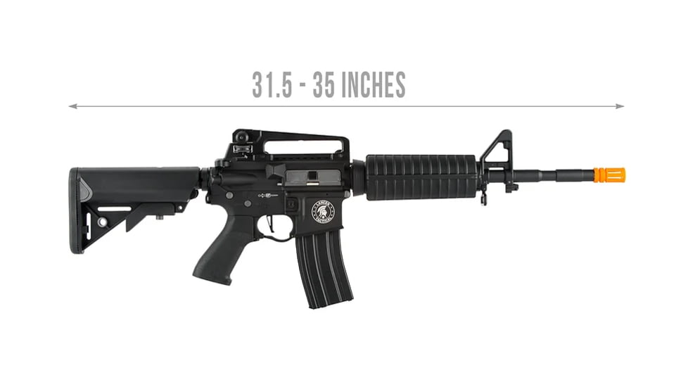 Lancer Tactical ProLine Series M4A1 Airsoft AEG, Black, LT-03B-G2-ME