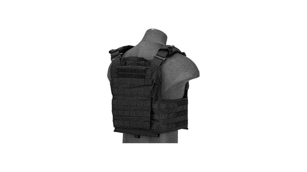 Lancer Tactical Quick Depart Plate Carrier, Black, CA-2155B