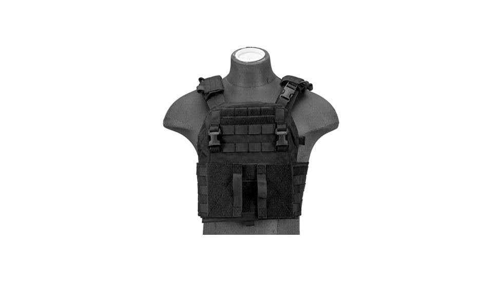 Lancer Tactical Quick Depart Plate Carrier, Black, CA-2155B