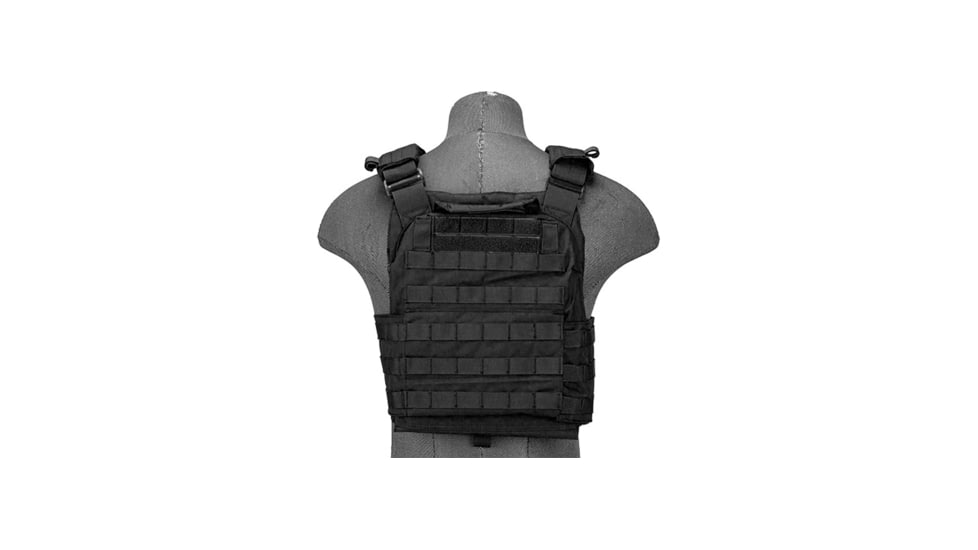 Lancer Tactical Quick Depart Plate Carrier, Black, CA-2155B