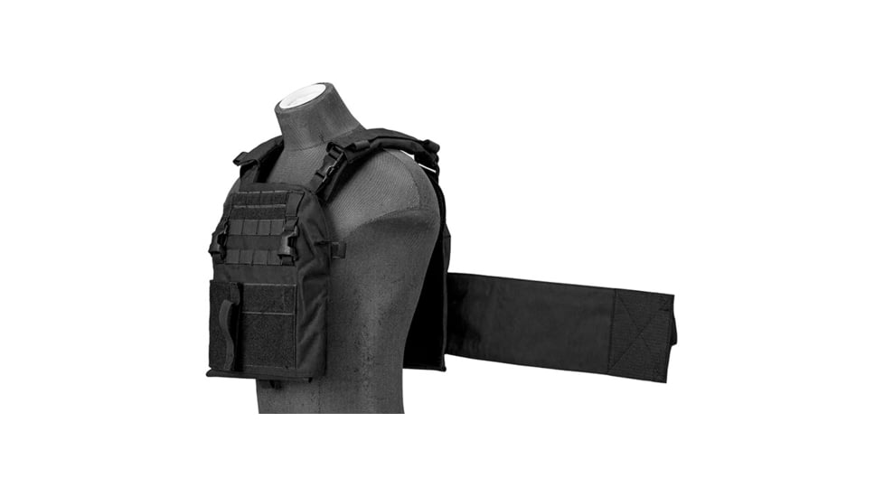 Lancer Tactical Quick Depart Plate Carrier, Black, CA-2155B