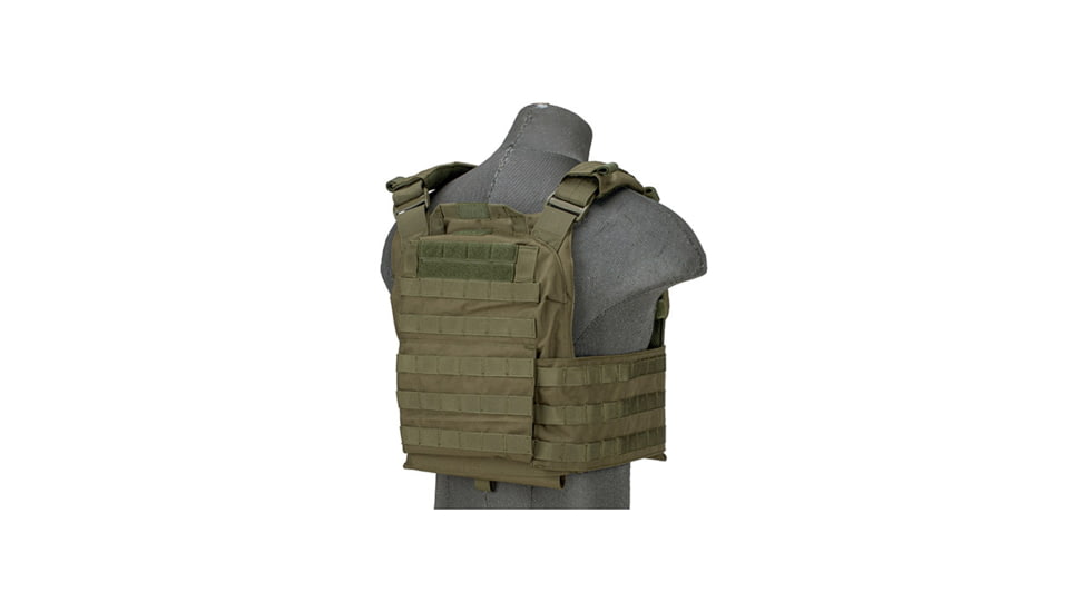 Lancer Tactical Quick Depart Plate Carrier, Olive Drab, CA-2155G