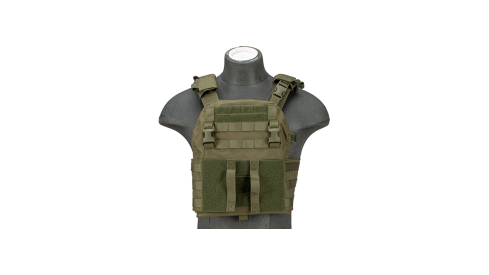 Lancer Tactical Quick Depart Plate Carrier, Olive Drab, CA-2155G