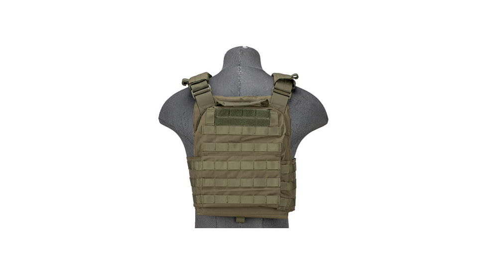 Lancer Tactical Quick Depart Plate Carrier, Olive Drab, CA-2155G
