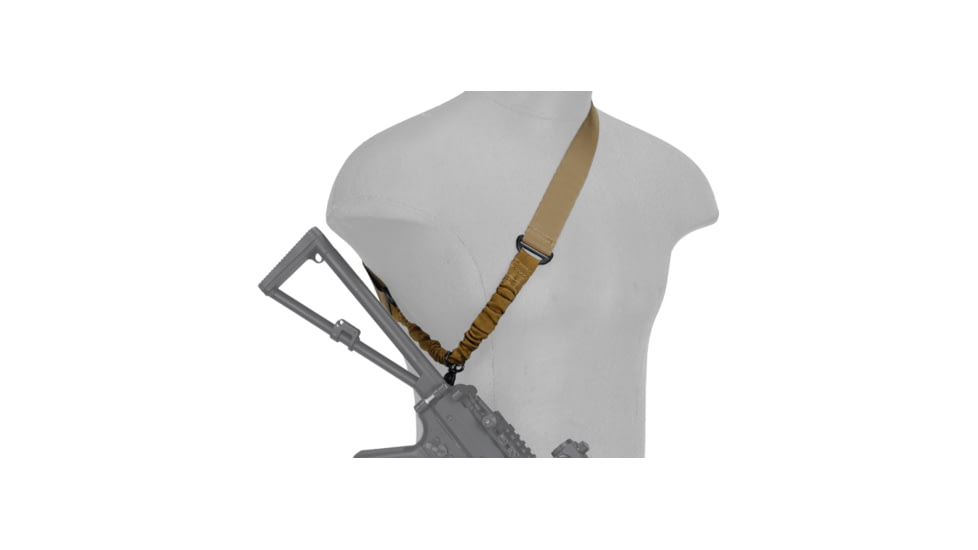 Lancer Tactical Single Point Sling, Tan, CA-328T