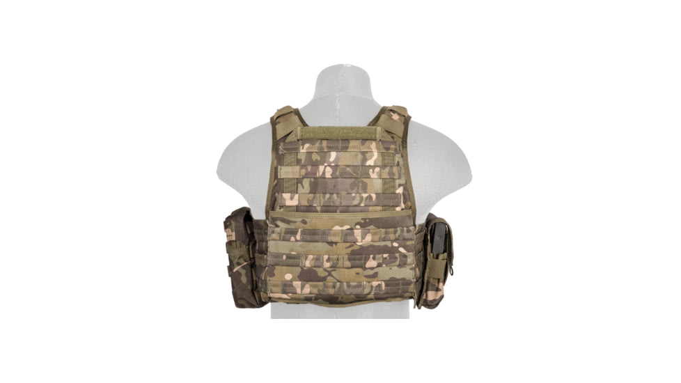 Lancer Tactical Tactical Assault Plate Carrier Vest, Camo Tropic, CA-305MT