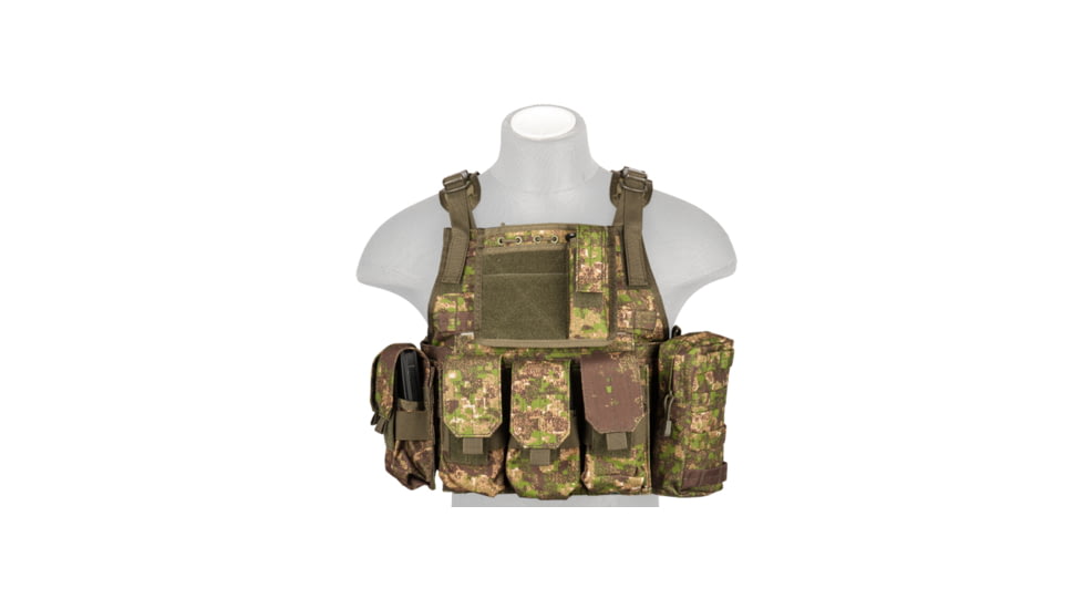 Lancer Tactical Tactical Assault Plate Carrier Vest, Pancott Green, CA-305P
