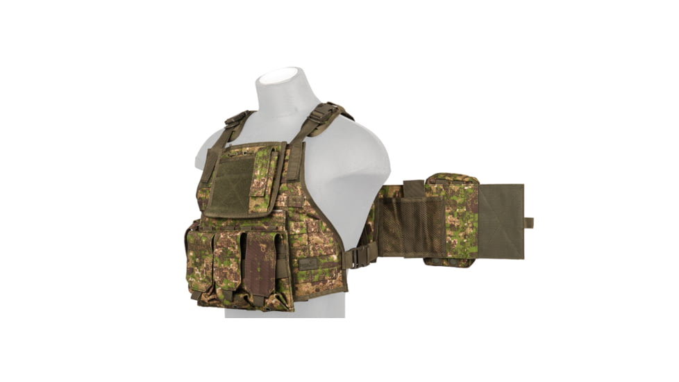 Lancer Tactical Tactical Assault Plate Carrier Vest, Pancott Green, CA-305P